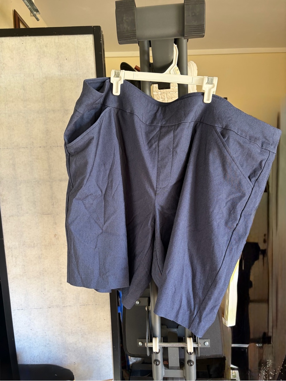 Women’s Navy Blue Casual Shorts - Relaxed Fit